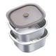 thumbnail image 2 of Colador de acero inoxidable, colador de arroz, tapa hermética, almacenamiento de alimentos 3600 ml, 2 of 8