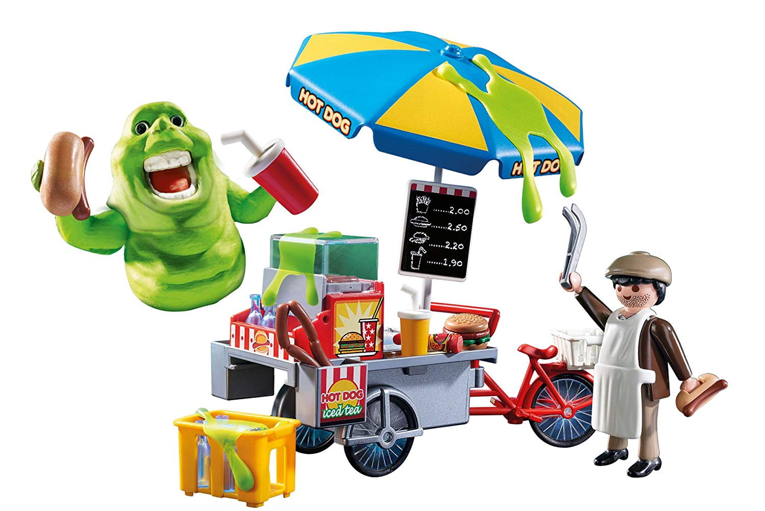 playmobil ghostbusters hot dog stand