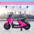 thumbnail image 4 of Aosom Kids Motorcycle, 6V Battery Powered Motorbike with Training Wheels, 4 of 9