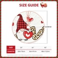 thumbnail image 2 of Haiem Love Gnomes Pattern Christmas Tree Skirt Merry Christmas Party Christmas Tree Decoration,New Year Decorations-30", 2 of 6
