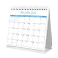 LIYUNMIAO 2022 Business Desktop Calendar, Twin-Wire Bound, Jan.-Dec ...