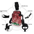 thumbnail image 5 of HELLHERO Line Christmas Tree Shoulder Bag, Women Adjustable Shoulder Strap, Travel, Outdoor and Daily Use Polyester 4.33"x1.97"x7.09", 5 of 7