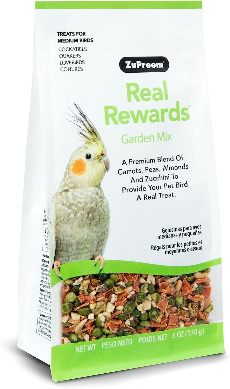 Zupreem Real Rewards Garden Mix Bird Treat