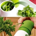 thumbnail image 3 of 1 pc Herb Mill Chopper Cutter Mince Stainless Steel Blades Safely New ( Color: White & Green), 3 of 6