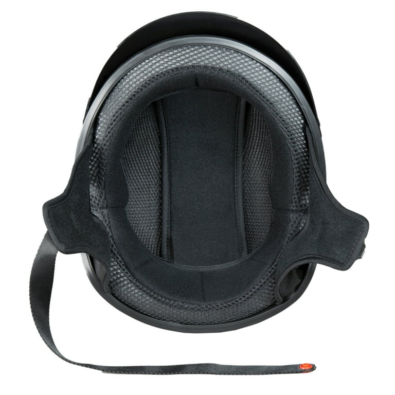 FUEL Adult Motorcycle Half Helmet, Dot Approved, Gloss Black FUEL Adult Motorcycle Half Helmet, Dot Approved, Gloss Black