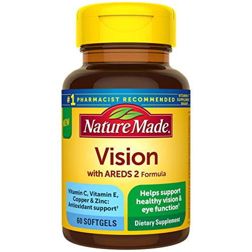 Nature Made Vision with AREDS 2 Formula Eye Vitamins with Lutein