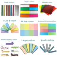 thumbnail image 2 of Marcapáginas de plástico PET de color creativo con barra resaltadora de ayuda para la lectura Marcapáginas de efecto transparente de PVC, 2 of 3