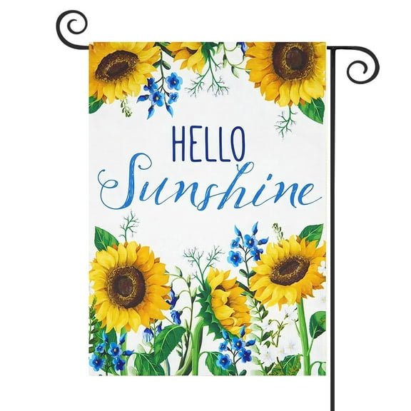 DMERBYL Spring Floral Garden Flag 12.5" x 18"