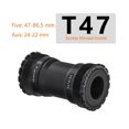 thumbnail image 2 of T47 Threaded Bottom Bracket Inner Diameter 47mm Width 68-86.5mm Aluminum Bearing For 24mm Crankset, 2 of 3