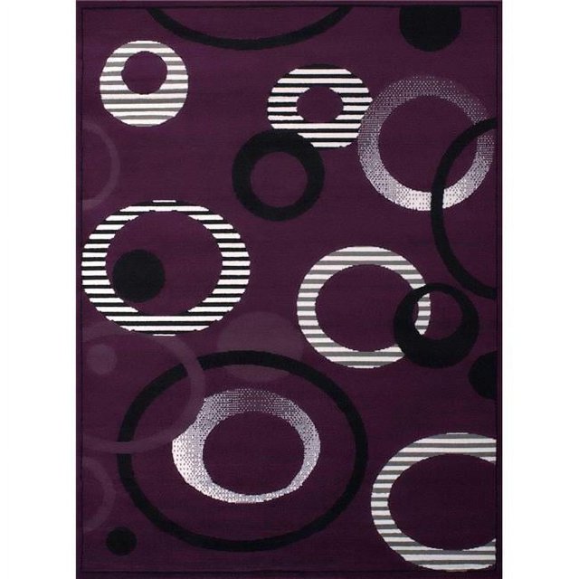 United Weavers 851 10487 28a 2 ft. 3 x 7 ft. 2 in. Dallas Hip Hop Runner Rug, Lilac