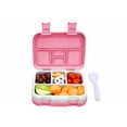 thumbnail image 1 of Lonchera para Niños Tipo Bento Box de 5 Divisiones, Sellado Hermético Antiderrames, con Recipiente para Comida Desmontable Xtellar rosa, 1 of 4
