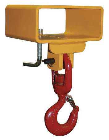 CALDWELL 5S-1 1 2-5 Lifting Hook, Sgl Fork, Sgl Swivel, 3000Lb. by Caldwell