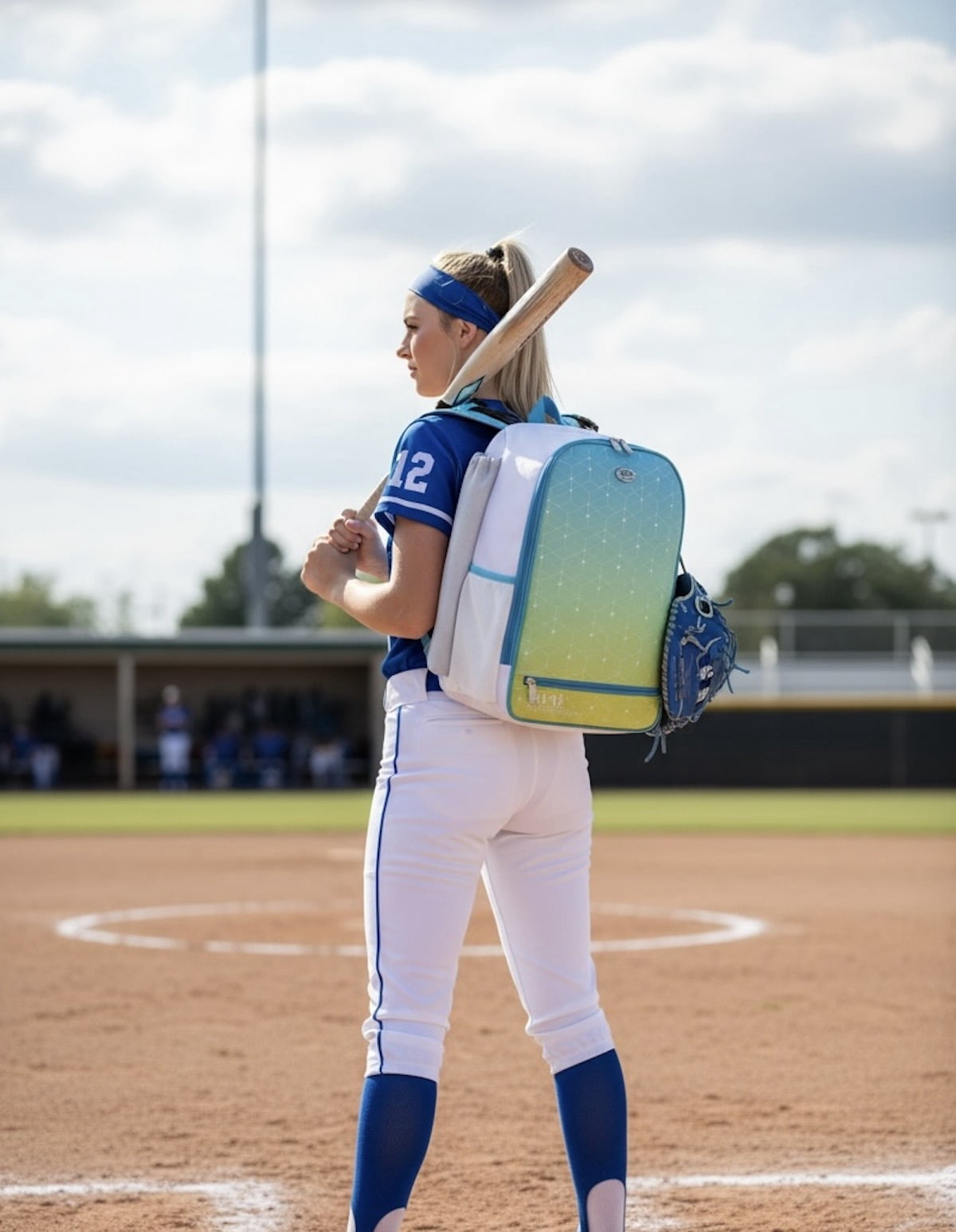 WARRON WOODS Pro Series Softball Baseball Backpack