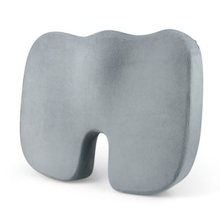URMAGIC 100% Memory Foam Seat Cushion Pillow-Contoured Posture Corrector  for Office Chair,Car Seat,Wheelchair,Desk Chair 