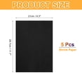 thumbnail image 2 of 5 Pcs Feuilles de Plastique Rétractable, 8x12 Pouces, Noir, 2 of 6