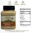 thumbnail image 2 of Pride of India – Indian Chat Masala Seasoning Spice – Ideal for Savory Dishes – Perfect Seasoning for Drinks/Salads/Fruits – Preservatives Free – Easy to Store – 10.53oz Medium Dual Sifter Jar, 2 of 6