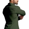 thumbnail image 6 of Breezora Men's Dress Shirt Muscle Fit Slim Fit Long Sleeve Casual Button Down for Sport Business and Everyday Wear XXL Size Mint Green, 6 of 6