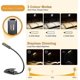 thumbnail image 2 of 9 Led Book Light, Gritin 3 Eye-protecting Modes Reading Light Book Lamp (warm&cool White Light) -stepless Dimming, Rechargeable, Long Battery Life, 4-, 2 of 4
