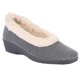 thumbnail image 1 of Lunar - Pantuflas Glynis para Mujer (Gris), 1 of 6