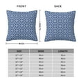 thumbnail image 2 of Yiaed Stylized Flowers Vintage Boho Print Pillow Covers Super Soft Decorative Square Throw Pillow Covers Case Cushion Covers for Sofa Couch Bedroom Car Decor（No pillow core）-22"x22", 2 of 7