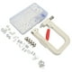 thumbnail image 1 of Kit de máquina para engarzar perlas, kit de máquina para engarzar perlas Máquina manual para engarzar perlas Máquina para fijar remaches de cuentas Fiel a su promesa, 1 of 14