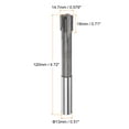 thumbnail image 2 of Uxcell Tungsten Carbide Straight Flutes Lathe Machine Reamer 14.7mm, 2 of 5