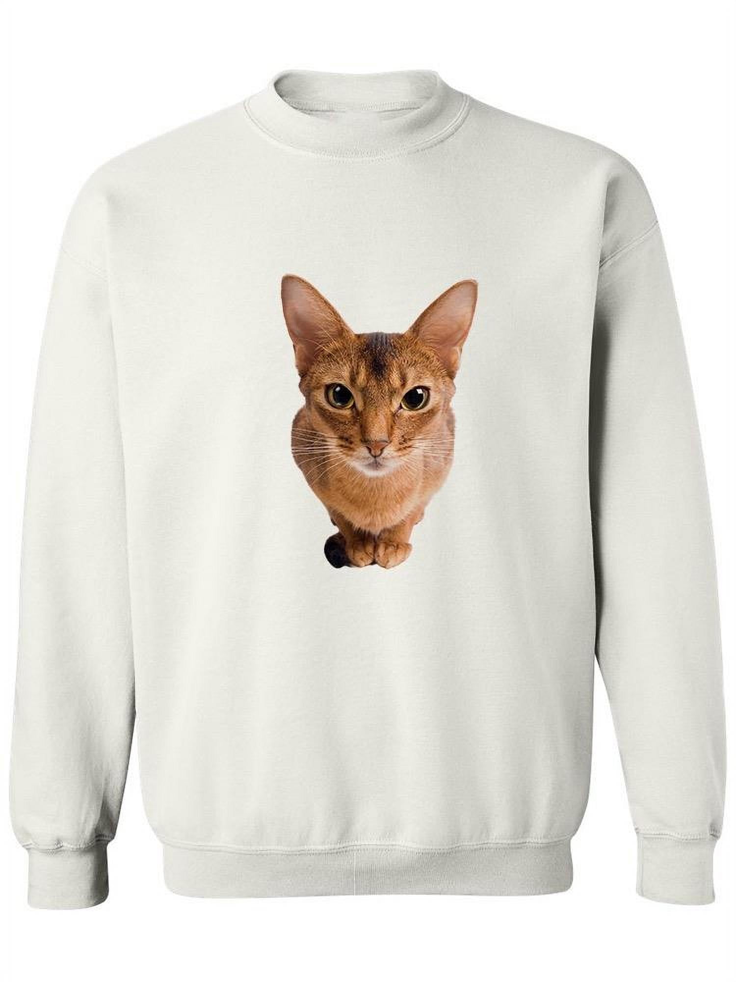 red cat sweatshirt