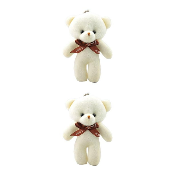Sonducket Animales de peluche Material de algodón PP flexible Diseño de muñeca de oso pequeño Llavero portátil Regalos para niños Útil Mano Sentirse Type3 NO3 Sonducket CBP220758