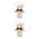 thumbnail image 1 of Sonducket Animales de peluche Material de algodón PP flexible Diseño de muñeca de oso pequeño Llavero portátil Regalos para niños Útil Mano Sentirse Type3 NO3 Sonducket CBP220758, 1 of 5
