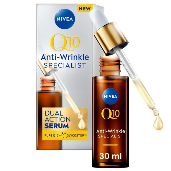 NIVEA Q10 Anti-Rides Spécialiste Sérum Double Action, avec Q10 Pure