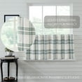 thumbnail image 3 of VHC Brands Pine Grove Plaid Curtain Tier, Green, 24x36, Set of 2, 3 of 6
