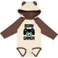 thumbnail image 3 of Inktastic Born to Be a Gamer with Controller Boys or Girls Long Sleeve Baby Bodysuit, 3 of 5