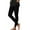 Black, variant on Yoga Pants for Women Casual Elastic High Waist Tummy Control Athletic Workout Running Pants Stretch Tights Skinny Leggings Wine S