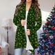 thumbnail image 1 of Pntutb Cárdigan de Navidad para Mujer Cárdigan con Estampado de Papá Noel Cárdigan de Manga Larga Suéter Abrigo Pntutb Pntutb-155, 1 of 5