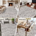thumbnail image 6 of Black Grey Branches 5'x7' Area Rug, Vintage Art Farmhouse Washable Non-Slip Soft Rugs, Low-Pile Large Carpet for Living Room Bedroom Dining Room, Non-Shedding Accent Rug, 6 of 9