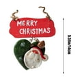 thumbnail image 3 of Xihbxyly Adorno Navideño de Madera, Letrero de Papá Noel para Colgar En La Pared, Decoración Navideña Colorida, Ideal para Interiores y Exteriores, Ligero, Fácil de Colgar, Tamaño 14 Cm., 3 of 6