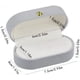 thumbnail image 2 of Caja para anillos, elegante caja para anillos, estuche para anillos de boda, joyero para niñas, caja para anillos de terciopelo, organizador de joyas para compromiso, boda y almacenamiento de anillos, 2 of 5
