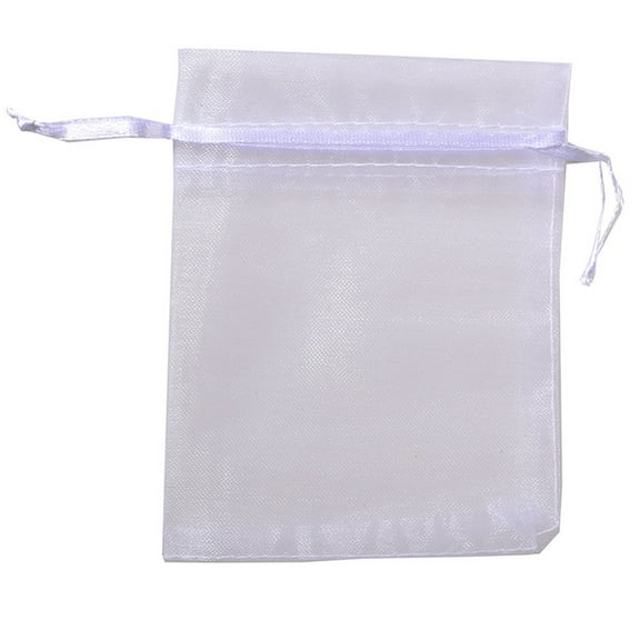 Ctnporpo 100Pcs Organza Bags Organza Gift Pouches Storage Bag for Jewelry Gifts Wedding Cand y 3.5x2.5in Storage Shelves Closet Organizers