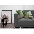thumbnail image 3 of Ambesonne Vintage Throw Pillow Cover 2 Pack, Wooden Swing in Garden, 16", Yellow Green, 3 of 7