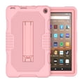 thumbnail image 2 of SaniMore for Amazon Fire HD 8 & 8 Plus (10th Generation, 2020) Back Case Hidden Kickstand Heavy Duty Protective Tri-layer Hybird Shockproof Rubber Case for Amazon Fire HD 8 & 8 Plus, Rosegold, 2 of 8