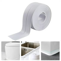 Yayun 10.5ft Grey Caulk Tape for Bathtub, Self-Adhesive Waterproof Sealant Strip for Bathroom, Kitchen, Shower & Toilet Sealing