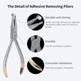 thumbnail image 4 of Pinces Adhésives Dentaires, Bandage Orthodontique, Pinces à Instrument Chirurgical Dentaire, Kit de Traction Dentaire pour Dentiste - Facile à Utiliser, 4 of 4