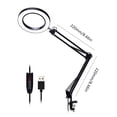 thumbnail image 2 of Yeacher Loupe avec Lumière Led Grossissement 5X Trois Modes de Gradation Luminosité Réglable Lampe de Bureau Lampe de Lecture Alimentée par USB avec Support Pliable, 2 of 7