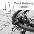 thumbnail image 6 of 1 Pair Quick Release Skewer Front and Rear Wheel Hub Quick Release Skewer Set Clip Bolt Lever Axle Set, 6 of 8