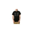 thumbnail image 1 of Camiseta Gráfica Fourstar Clothing para Hombre Coordenadas Color Negro Pequeño, 1 of 1