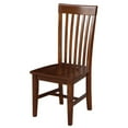 thumbnail image 2 of International Concepts Solid Wood Mission Dining Chair, Espresso (Set of 2), 2 of 10