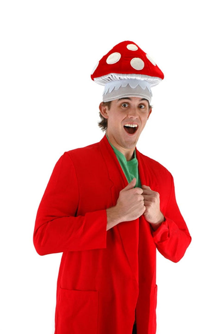 Mushroom Plush Costume Hat - Walmart.com