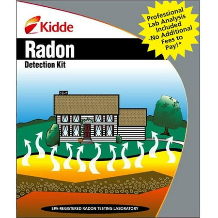 Kidde Radon Detection Test Kit, Meets EPA (Best Home Radon Test Kit)