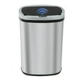 thumbnail image 3 of Rena 13.2 gal Motion Sensor Stainless Steel Silver Kitchen Trash Can, 3 of 15
