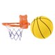 thumbnail image 2 of Baloncesto silencioso con aro, pelota hinchable, juguete interactivo para padres e hijos, juguetes portátiles para niños, pelota deportiva para regalo Amarillo, 2 of 8